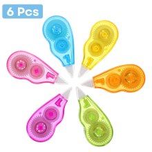 White Out Correction Tape Set 6 pcs