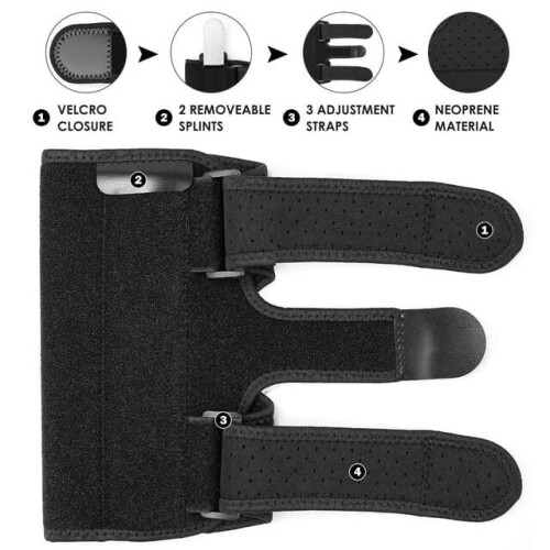 Coudière de compression pour soulager l'épicondylite. 1