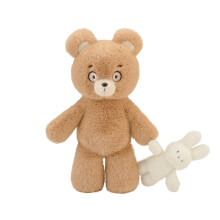 Oso de peluche con muñeco de conejo y flotador20