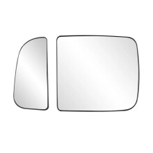 Heated Upper & Lower Tow Mirror Spotter Glass Lens for RAM 1500 2500 3500 2010-2020 Left 68067729AA & 68067731AA