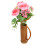 Vaso de bambu para flores, ideal para decoração de casa, 16,5 cm (6,5 polegadas). 8