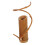 Vaso de bambu para flores, ideal para decoração de casa, 16,5 cm (6,5 polegadas). 7