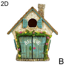 Porte de jardin pour maison de gnome féerique phosphorescente