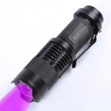 Latarka UV ze światłem czarnym 365 nm, stop aluminium