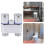 Utrustningsblandare med spruta kopparsvart dubbelgrepp 1-pack 4