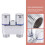 Utrustningsblandare med spruta kopparsvart dubbelgrepp 1-pack 6
