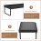 Bandeja decorativa de ferro para bonsai e plantas de mesa. 3
