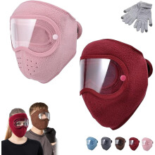 Zacht thermisch masker met afneembare bril