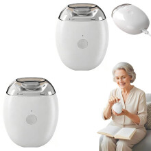 Lima de uñas eléctrica 3 en 1 con luz LED, 3 velocidades, 2 unidades.