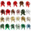 Cellophane Wrap Roll Santa Pattern 3000x40cm 1
