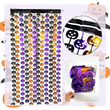 Κουρτίνα με κρόσσια από πούλιες για το Halloween 3,3x6,6 πόδια