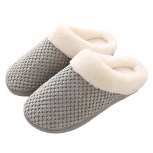 Pantuflas de hombre con suela de goma y espuma viscoelástica, tallas 36-44.