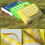 Picnic Blanket Yellow Gingham 100x150cm Foldable with Handle 7