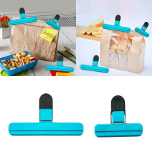 Last Chance Moisture-Proof Clip Blue Chip Bag Clips Hia Stylish Wide Open Bag Clips For Food Storage Heavy Seal Grip Food Clips Kitchen Clip