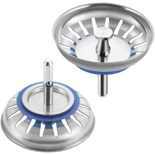 Kitchen Sink Basket Strainer Replacement Stainless Steel 2