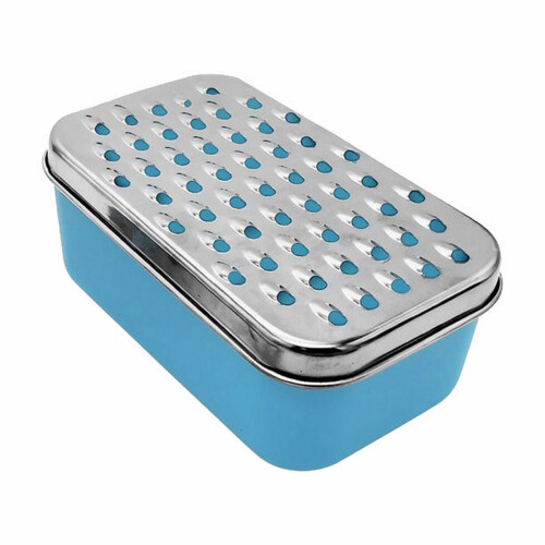 Stainless Steel Cheese Grater with Container 1pc