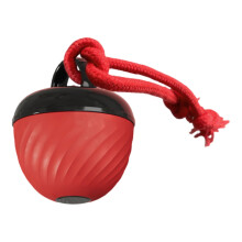 Jucărie interactivă pentru câini, minge motorizată, scârțâitoare, 8,5 x 7,6 cm