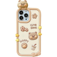 3D-beer siliconen iPhone-hoesje voor iPhone 13 en 14 (6,1 inch)