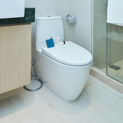 Kit di ricambio per pompa WC in plastica (1 pezzo)
