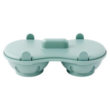 Microwave Egg Steamer and Poacher for 2 Eggs Green