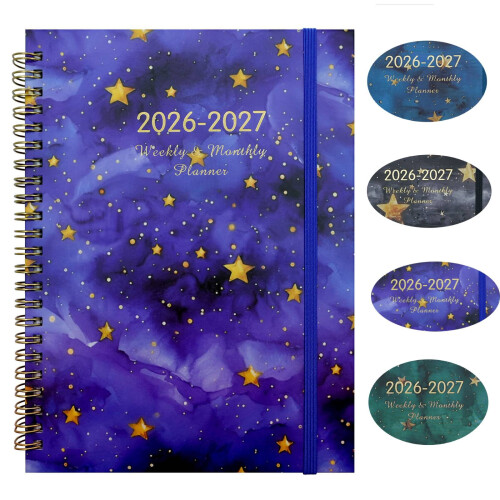 Αισθητικός 24μηνος Σχεδιαστής Μωβ 6,22" x 8,5"