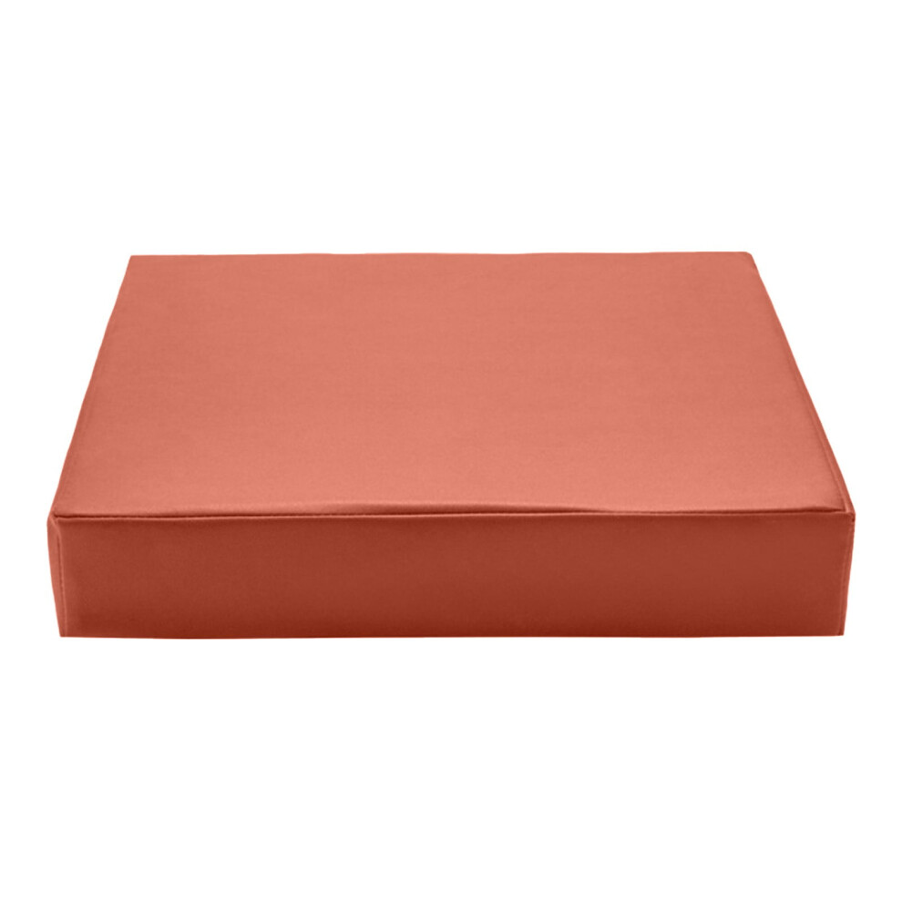 Seat Cushion Artificial Leather 15.7X15.7 Inches Red 913466114894
