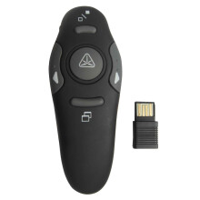 Presentador inalámbrico RF2.4GHz con control remoto y puntero