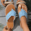 Dam Casual Espadrille Flip-Flops 1 Par 2