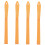 Worgeous fastgørelsesstropper orange polyester 4 stk. 19x1 tommer 4