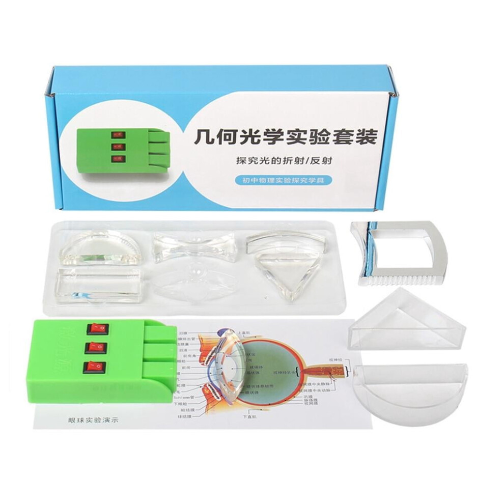 Optics lens concave biconvex triangular semicircular