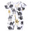 Toddler Romper Cartoon Print Short Sleeve Summer Jumpsuit 1