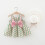 Boho-Blumenkleid und Strohhut-Set, Größe 2-3 Jahre 2