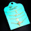 Set di braccialetti con strass in lega dorata, 4 pezzi 3