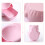 Snackschale mit Handyhalterung, rosa Bärenform, 1 Stück 5