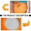 Copriwater in acrilico arancione OUNONA (2 pezzi) 6