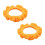 Copriwater in acrilico arancione OUNONA (2 pezzi) 7