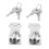 Stainless Steel Keyed Hasp Lock 2 Sets 5