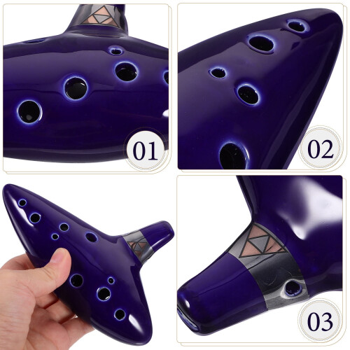 GOOHOCHY Οκαρίνα Alto C-Tuning για αρχάριους με κορδόνι 1