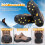 Ice Snow Cleats Anti-Slip 10-Stud Size M 5