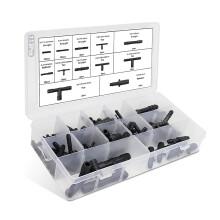 Kit de raccords pour irrigation goutte à goutte, connecteurs barbelés, 113 pièces