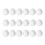 Plastic Regular Mouth Jar Lids Food Grade White18Pack 1