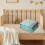 Mint Green Washed Cotton AC Blanket 110x150cm 1