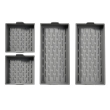 Moules à biscuits en silicone antiadhésifs, lot de quatre