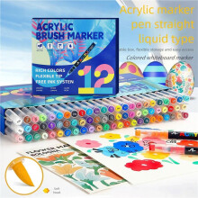 Acrylic Paint Pens Set12Colors for Adults