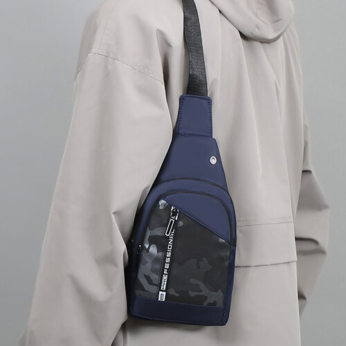 Borsa a tracolla impermeabile con porta USB (1 pezzo) 2