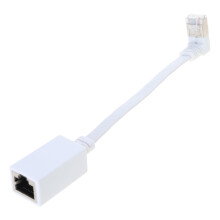 Cat7 Ethernet-förlängningskabel skärmad hane till hona