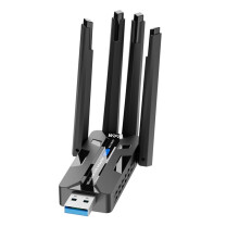 AX1800 WiFi6 Wireless USB Adapter USB3.0 1800Mbps Wireless LAN Network Receiver 2.4GHz 5.8GHz MU-MIMO with 4xAntennas