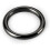Titanium septumring 8G10G12G10mm12mm14mm sort sølv 1