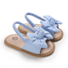 Baby meisjes effen striksandalen ademende prewalkschoenen 0-6