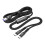 USB-C-kabel dobbel splitter 6A nylon 2-i-1 1